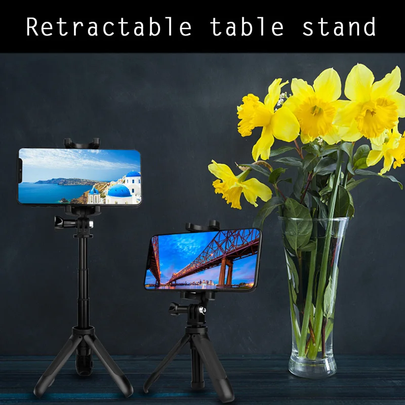 

New Desktop Mini Self-timer Mobile Phone Tripod Universal Live Pursuit Drama Multi-function Bracket Selfie Stick