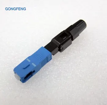 

GONGFENG 10PCS New FTTH Embedded SC UPC Optical Fiber Fast Connector Rapid Cold Quick Splice Cable Telecom Wholesale