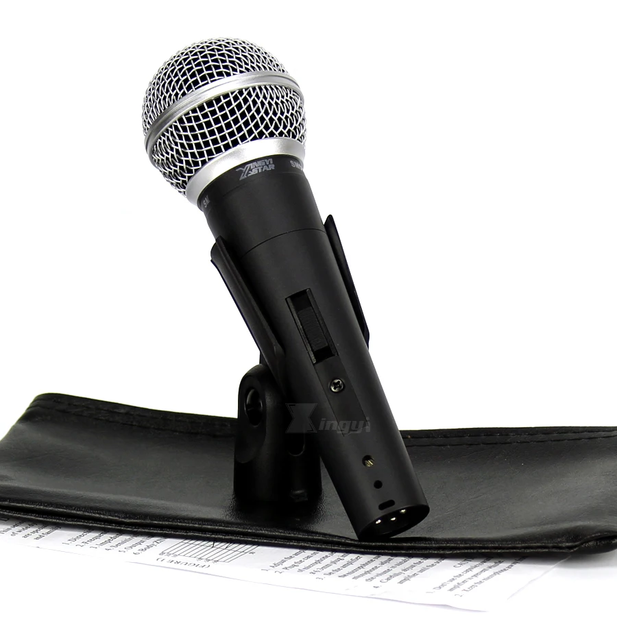 2 шт. Pro переключатель ручной динамический микрофон вокальный проводной микрофон для компьютера SM58LC SM 58SK караоке микшер аудио пение Stage