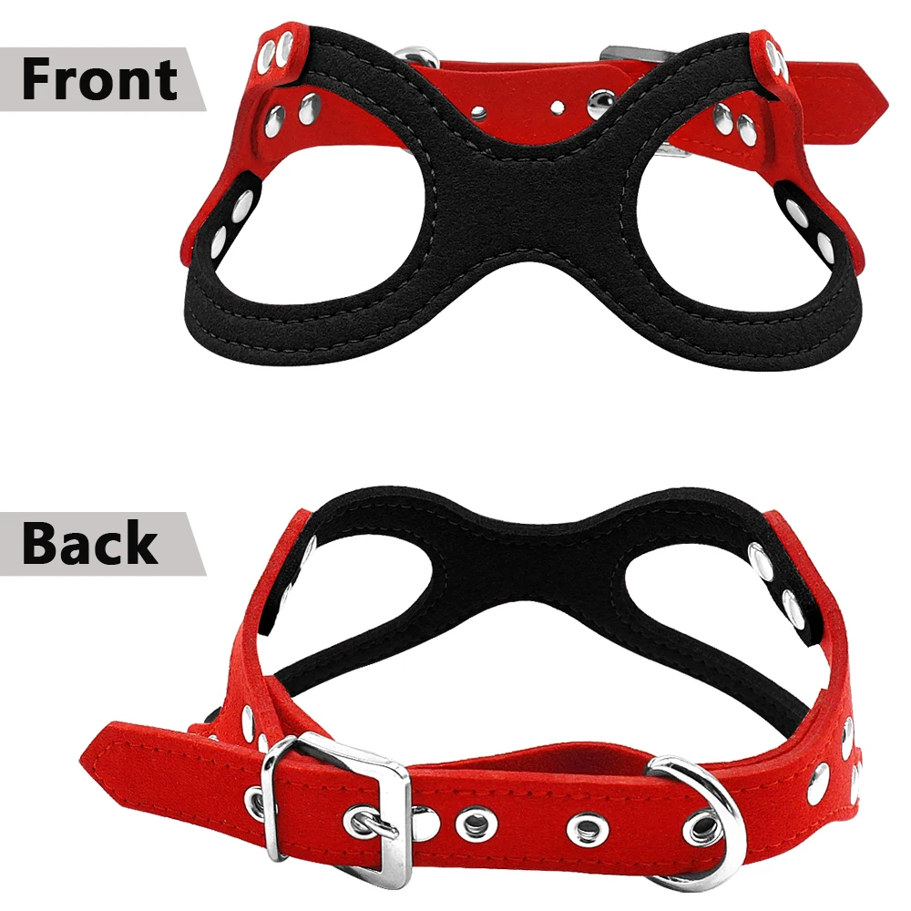 Soft Leather Small Dog Harness HappyDogPaw