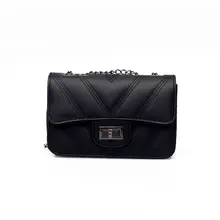 

Miling Women's Bag New Korean Version Of The Chain Small Square Package Tide Shoulder Small Bag Wild Simple