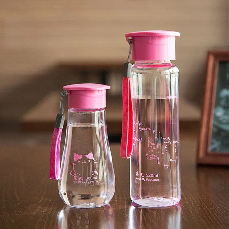 Cute Kids Girls Boys Portable School Water Bottle Travel Outdoor Sports Cup Newin Water Bottles