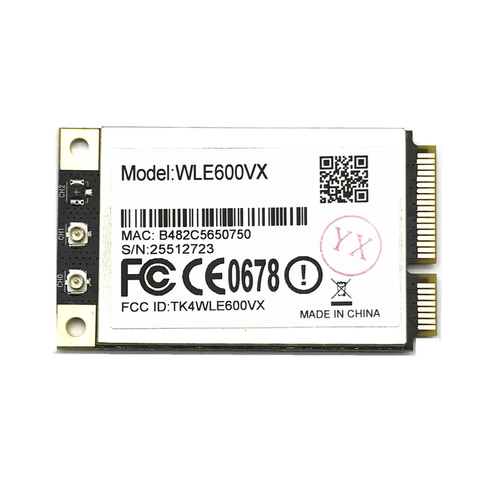 Мини-модуль PCIe QCA9882 802.11AC 867 Мбит/с двухдиапазонный 2,4 ГГц/5 ГГц беспроводная WiFi сетевая карта Поддержка Linux - Цвет: only wifi card