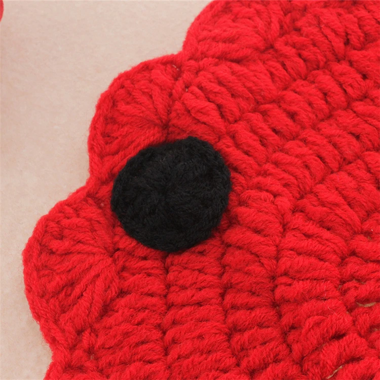 Fotografia Bebê Recém-nascido Adereços Joaninha Moda Infantil Crianças Meninos Meninas Knit Costume Handmake Algodão Quente Confortável Lembrança 7 Fotografia Bebê recém-nascido Adereços Joaninha Moda Infantil