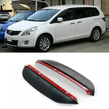 Carro-Styling PARA Mazda MPV Mazda 8 LY A Partir De 2006 a 2016 espelho retrovisor chuva sobrancelha capa de chuva À Prova de Chuva Lâmina Flexível Estilo do carro