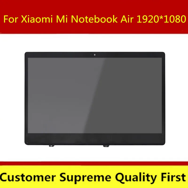 

13.3 inch LCD LED Screen Display Matrix Glass Assembly For Xiaomi Mi Notebook Air IPS LQ133M1JW15 N133HCE-GP1 LTN133HL09