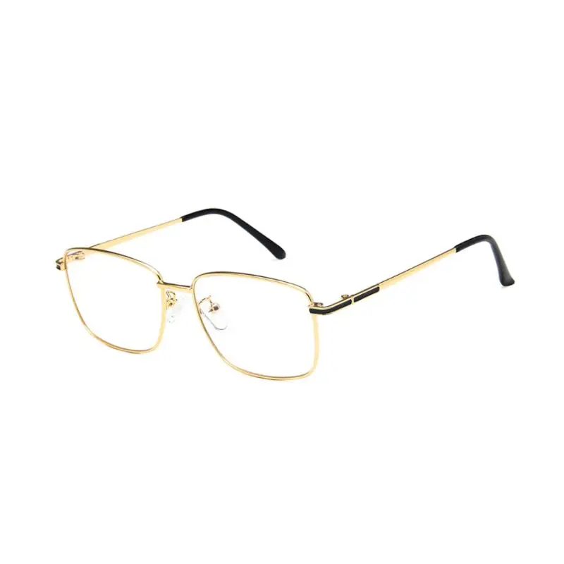 

Retro Men Women Light Glasses Frame Simple Metal Full Frame Spectacles Eyeglasses