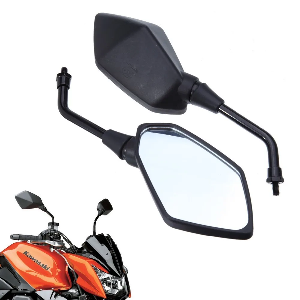 Black Aluminium Rearview mirror Side mirrors For Kawasaki 600 z750