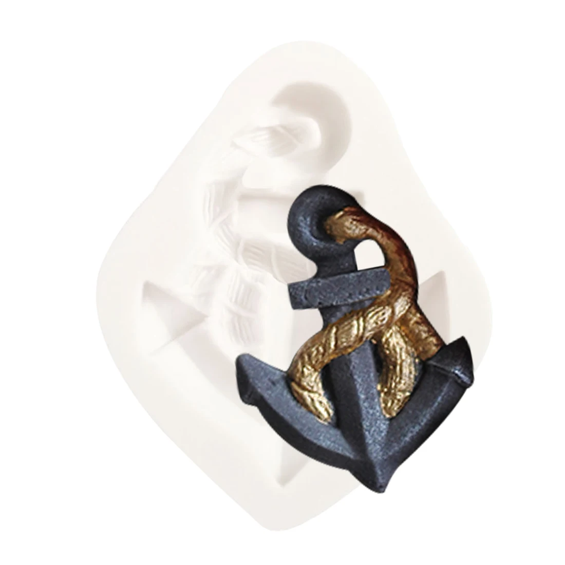 

Anchor Shape Silicone Molds Fondant Craft Cake Candy Pastry Baking Tool Mould Chocolate Cake Stencil DIY