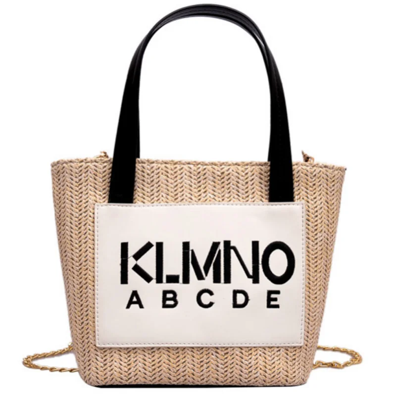

JHD-Summer Fashion New Straw Women'S Bag Trend Single Shoulder Slung Portable Small Bag