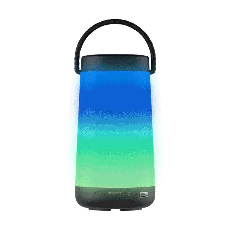 

Wireless Mini Bluetooth Speaker Flashing Lights 5W Subwoofer Bluetooth Column Luminous Sound Card USB Portable Treble Speakers
