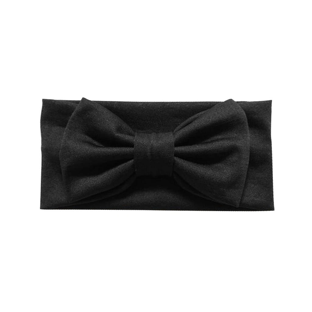 1Pc Cute Headwear Vintage Bowknot Stretch Hairband for Baby Infant Children Kids Girls Beach Party Photo Prop Fashion Acc
