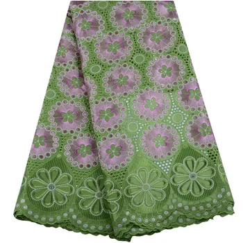 African Lace Fabrics High Quality For Women Cotton French Dry Lace Fabric With Stones Swiss Voile Lace In Switzerland 4