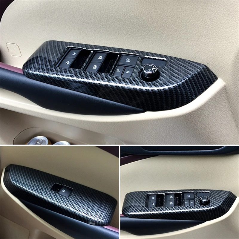 

Control System Dashboard Interior Promote Modified Automobile Bright Sequins Mouldings Trim 15 16 17 18 FOR Toyota Highlander