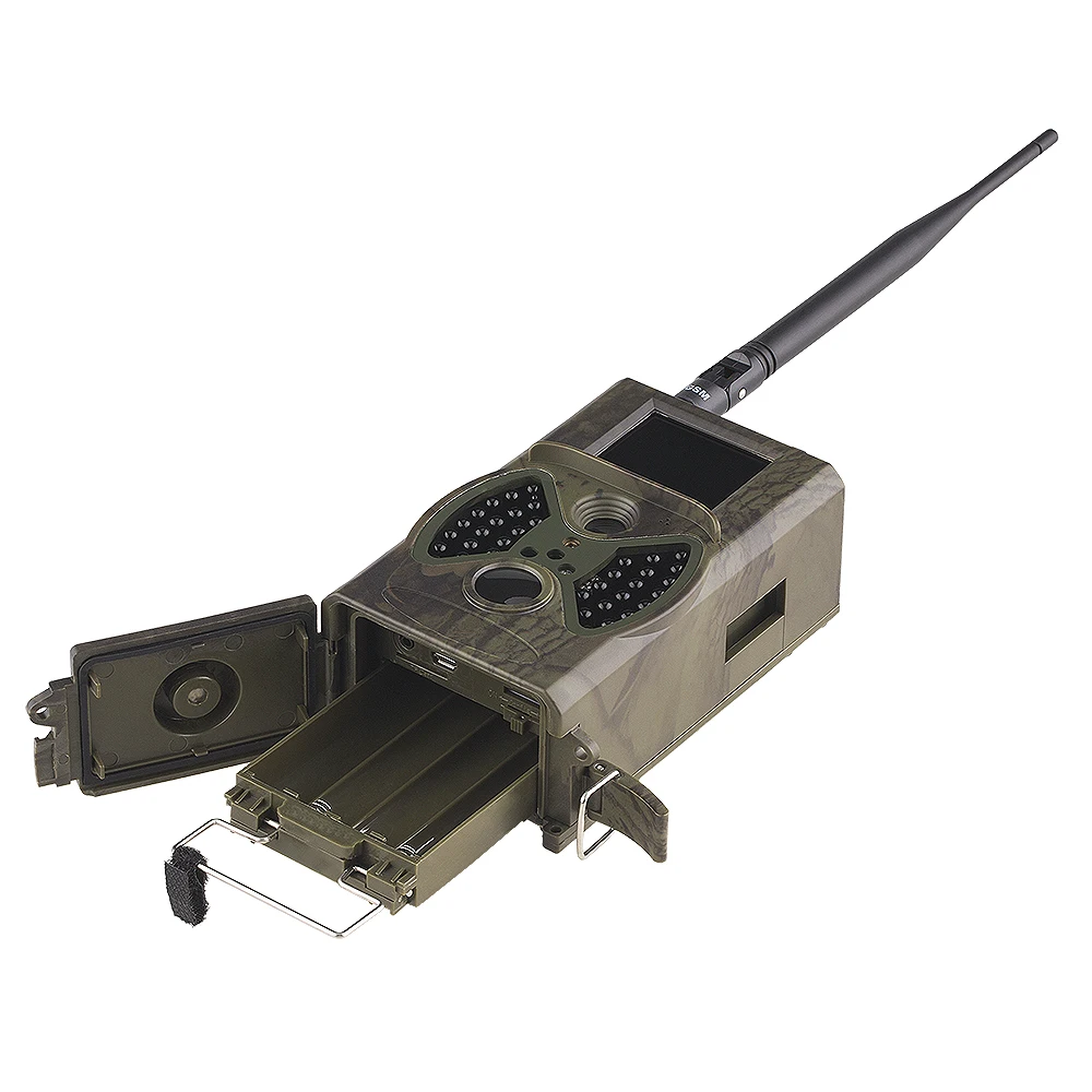 12MP Photo Traps Email MMS GSM 1080P Night Vision Hunting Traps HC300M Wild Hunting Camera Trail Camera Wildlife Camera Chasse