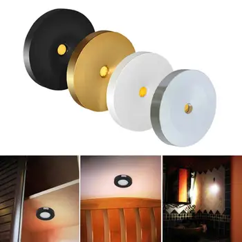 

Indoor Mini LED Wardrobe Light Cabinet Hallway Bedside Lamp Night Spotlight