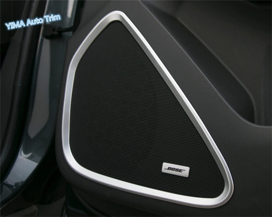 

Lapetus Auto Styling Inner Car Door Speaker Audio Sound Frame Ring Cover Trim 4 Pcs Fit For Chevrolet Equinox 2017 2018 2019 ABS