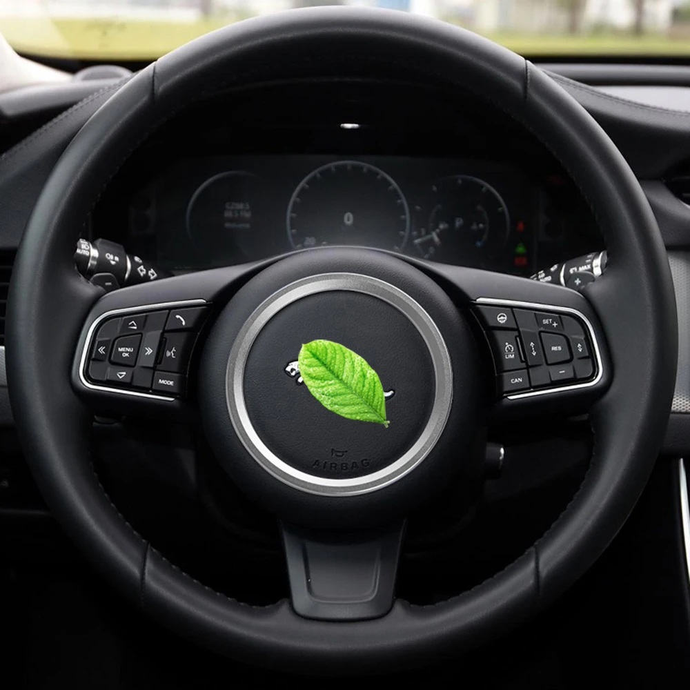 

Car Steering Wheel Center Emblem sticker Decorative Ring cover for Jaguar XF XE s-type x-type f-pace XEL XFL S R sport logo trim
