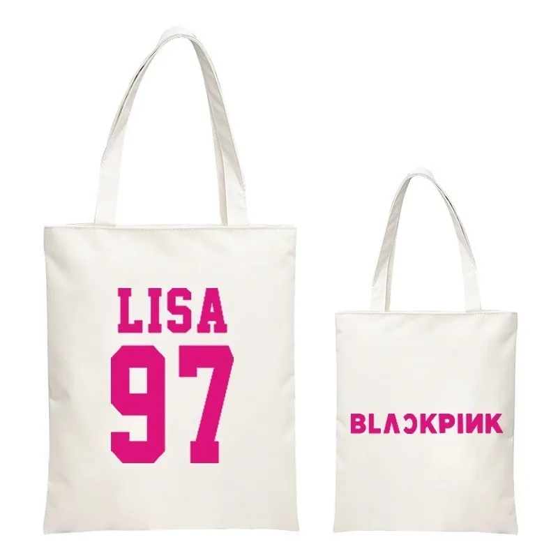 Черный розовый с фондовым рюкзаком большая чаша холщовый женский портфель с одной лямкой сумочка - Цвет: white-lisa