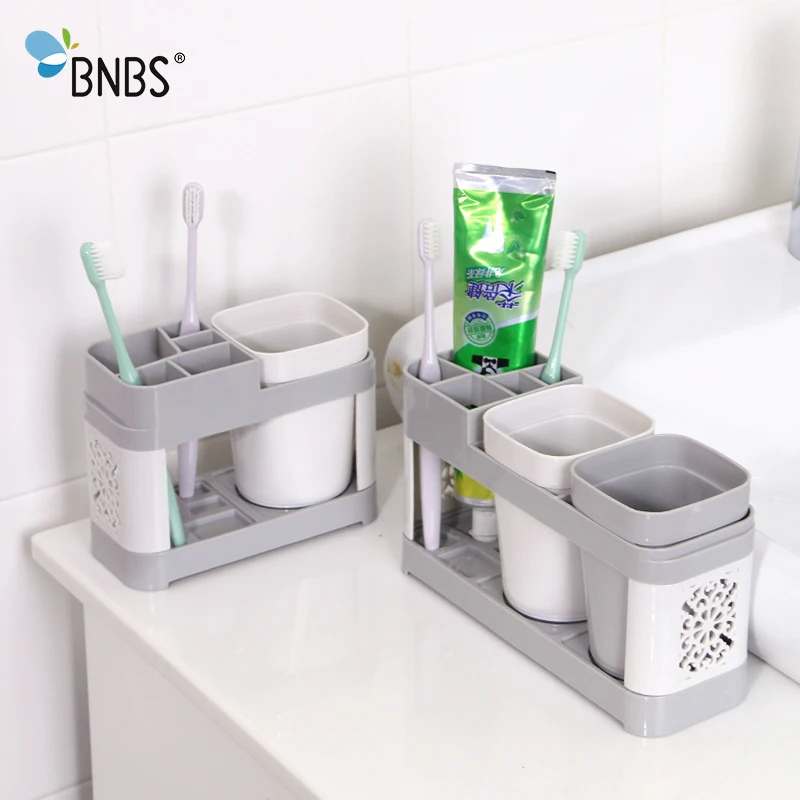 BNBS модный пористый держатель для зубной щетки семейный набор ванной зубная паста