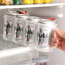 Холодильник пивные баночки коробка для хранения пластиковые контейнеры газированные банки для напитков органайзер, держатель, стойка для экономии пространства чехол аксессуары для кухни