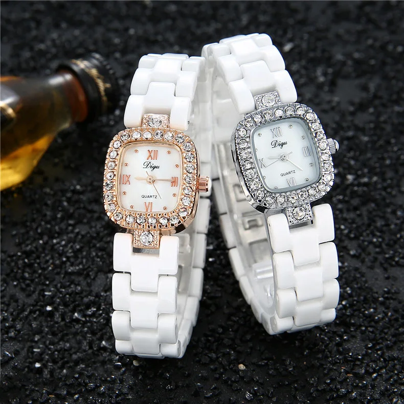 

Small Ceramic Watch Women Watches Luxury Dress Wristwatch Famous Brand New 2019 Ladies Wrist Watch For Women Clock Female Hours