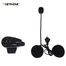 Vnetphone V5 1200 м Bluetooth мотоциклетный шлем переговорные FM MP3 gps Беспроводной полный дуплекс гарнитура комплект для 5 всадников