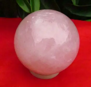 

05371 NATURAL ROSE QUARTZ CRYSTAL SPHERE BALL Healing !!