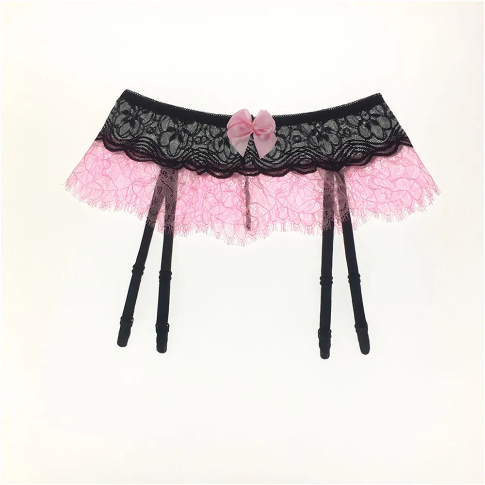 Sexy women Sheer lace garter Lingerie underwear 2018 female stockings Suspender Set Embroidery Belt Thigh Highs garters belts Sexy women Sheer lace garter Lingerie underwear 2018 female stockings Suspender Set Embroidery Belt Thigh Highs garters belts