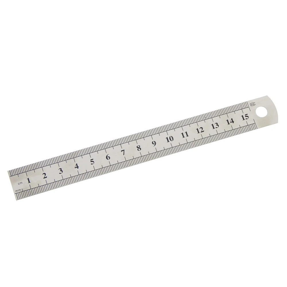 6 Inch Stainless Steel Metal Ruler