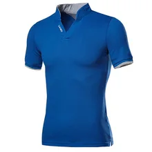 Oeak, хлопковая Мужская рубашка поло, топы, модная, размера плюс, короткий рукав, черная, белая, рубашка поло, сексуальная, стоячий воротник, Homme Camisa 4XL 5XL