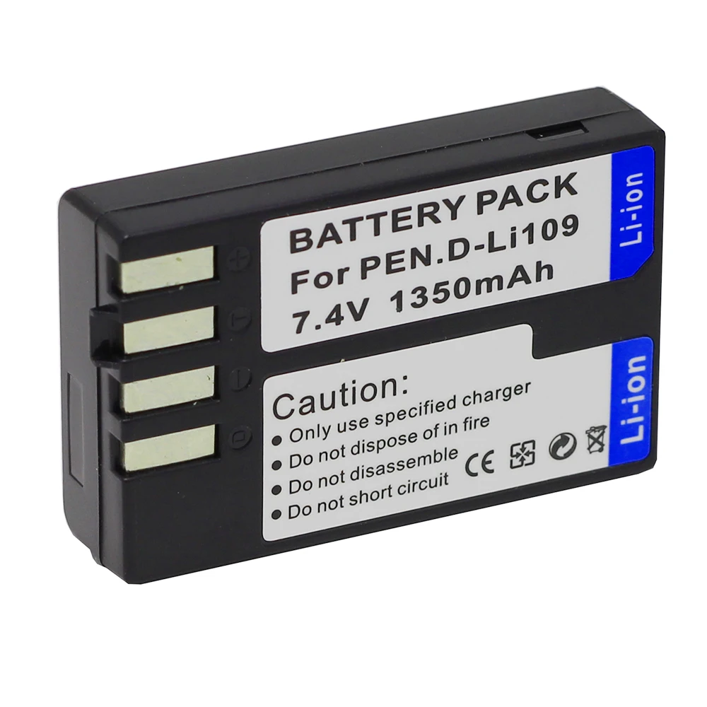 Doscing 7 2 V 1350mAh akku DLI109 D LI109 Аккумулятор для Камеры PENTAX K R KR K2 K30 K50 30 K500 50 L10|Цифровые