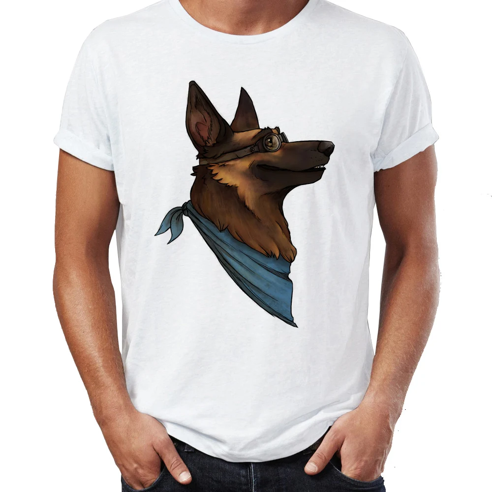 

Summer Men's T-shirt Dogmeat Is My Homeboy Fallout Funny Gaming Tshirt Cool Tees Tops Harajuku Streetwear