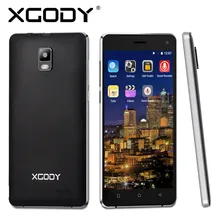 Xgody смартфон 5.0 дюйм(ов) Оперативная память 1 ГБ + Встроенная память 8 ГБ Quad Core с 8MP Камера 4 г LTE telefone Celular 3 г Touch Android телефоны