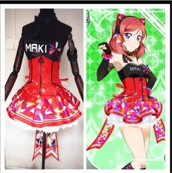  Hot Love Live Cyber Idolized LED Gaming Game Awaken All Members Minami Kotori Cosplay Costume Lovel
