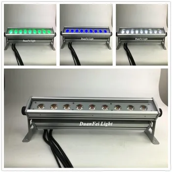 

8 pieces 9x10w bar led dmx rgbw led wall washer outdoor stage light bar
