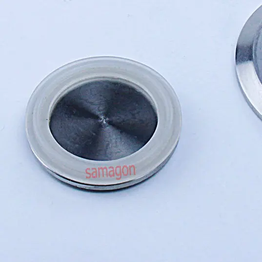 38mm50. 5 63mm77. 5 Tri-Clamp силиконовая прокладка Ferrule Stop cap 304 Нержавеющая сталь санитарная Торцевая крышка - Цвет: (19-38)outside50.5mm