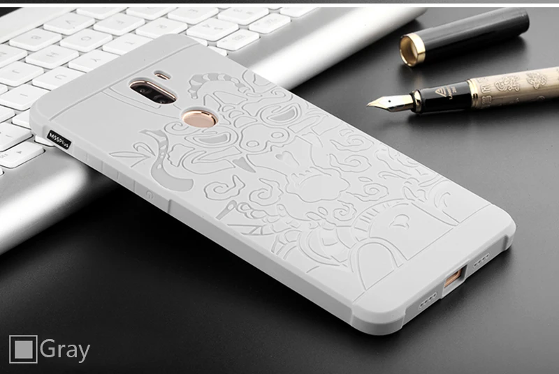 Case for Xiaomi Mi5s Plus Case Mi5s Silicone 3D Dragon Parttern Anti-knock Luxury for Xiaomi Mi M 5s Back Phone Cases Cover