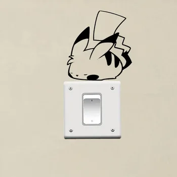 

Pokemon Sleeping Pikachu Cute Vinyl Switch Decor Wall Sticker Decal 3SS0276