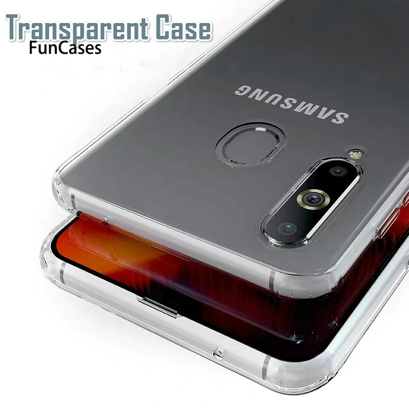 Прозрачный силиконовый мягкий ТПУ чехол для Galaxy A10 A20 A30 A40 A50 A70 M30 M20 M10 A6 A8 J4 J6 S10E S9 S8