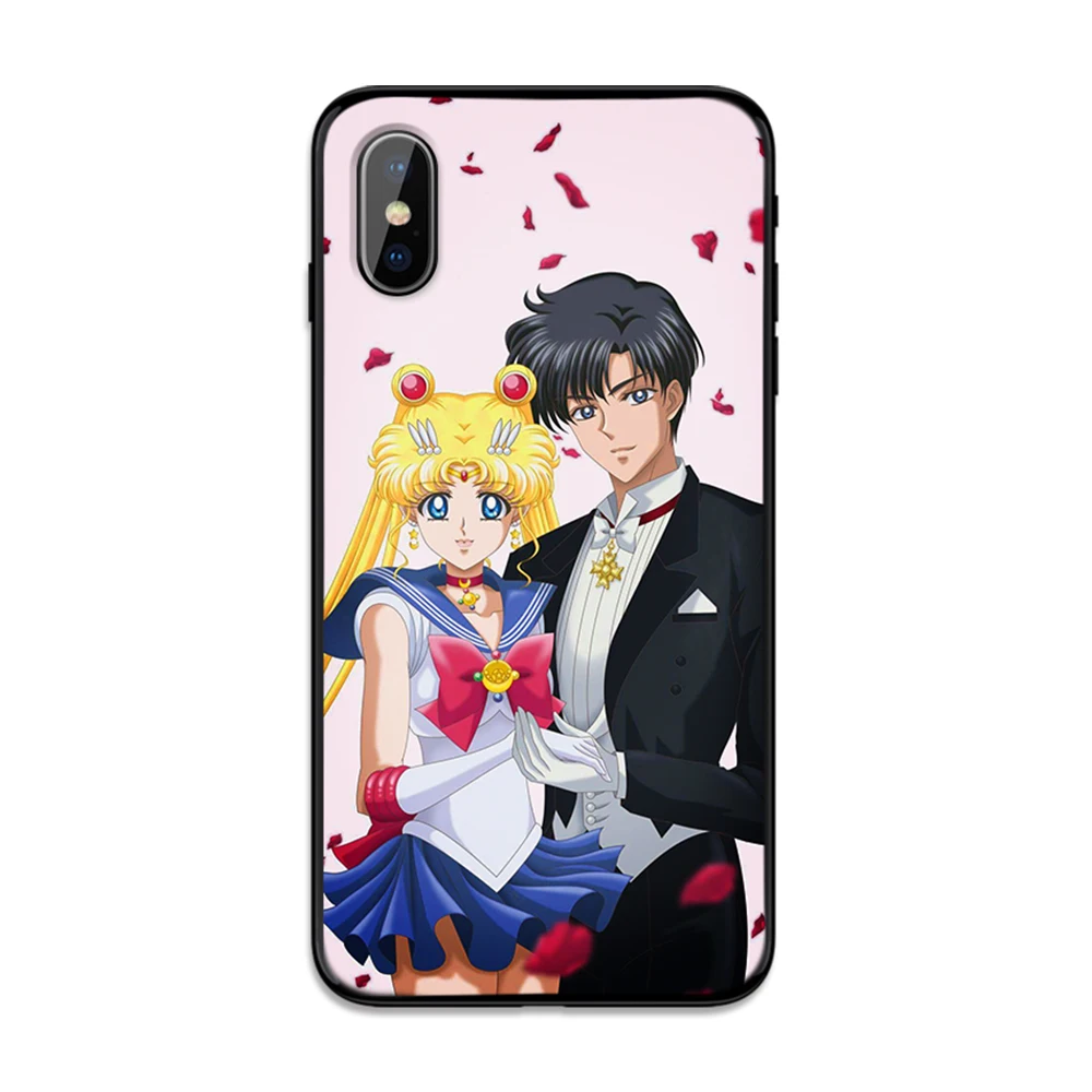 Reminiscence Сейлор Мун Мягкий ТПУ чехол для Apple iPhone 6 6S 7 8 Plus 5 5S SE X XS MAX XR силиконовые