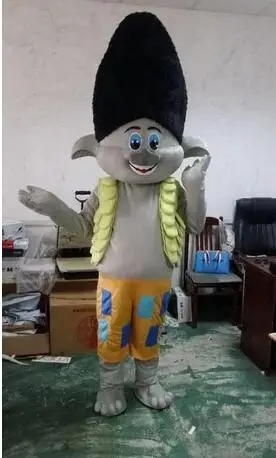 

New Adult Best Sale Foam Trolls Branch Boy Cartoon Mascot Costume Christmas Fancy Dress Halloween Mascot Costume