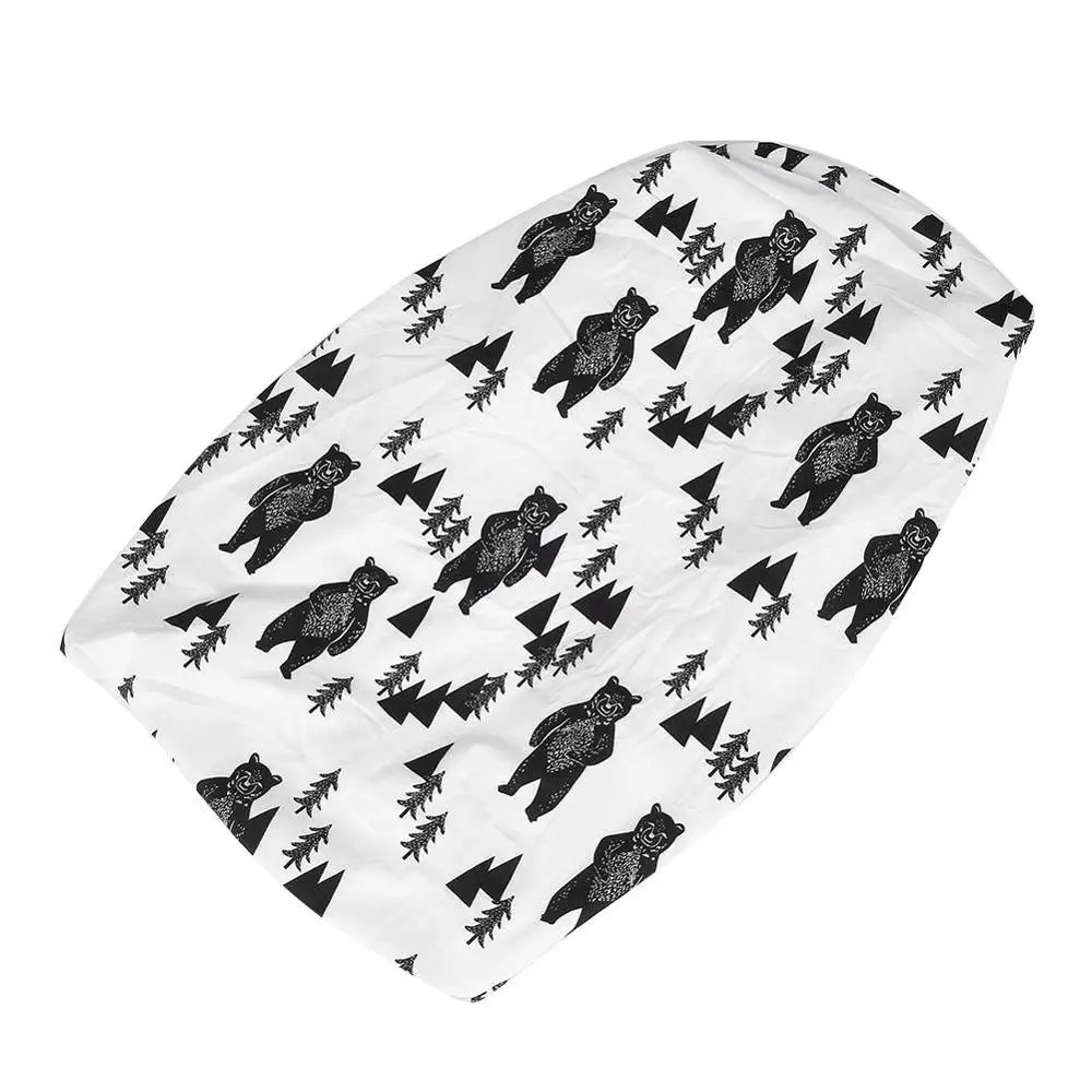 Мягкий дышащий пеленальный столик Накладка для новорожденных мочи водонепроницаемый коврик пеленальный столик коврик - Цвет: Черный