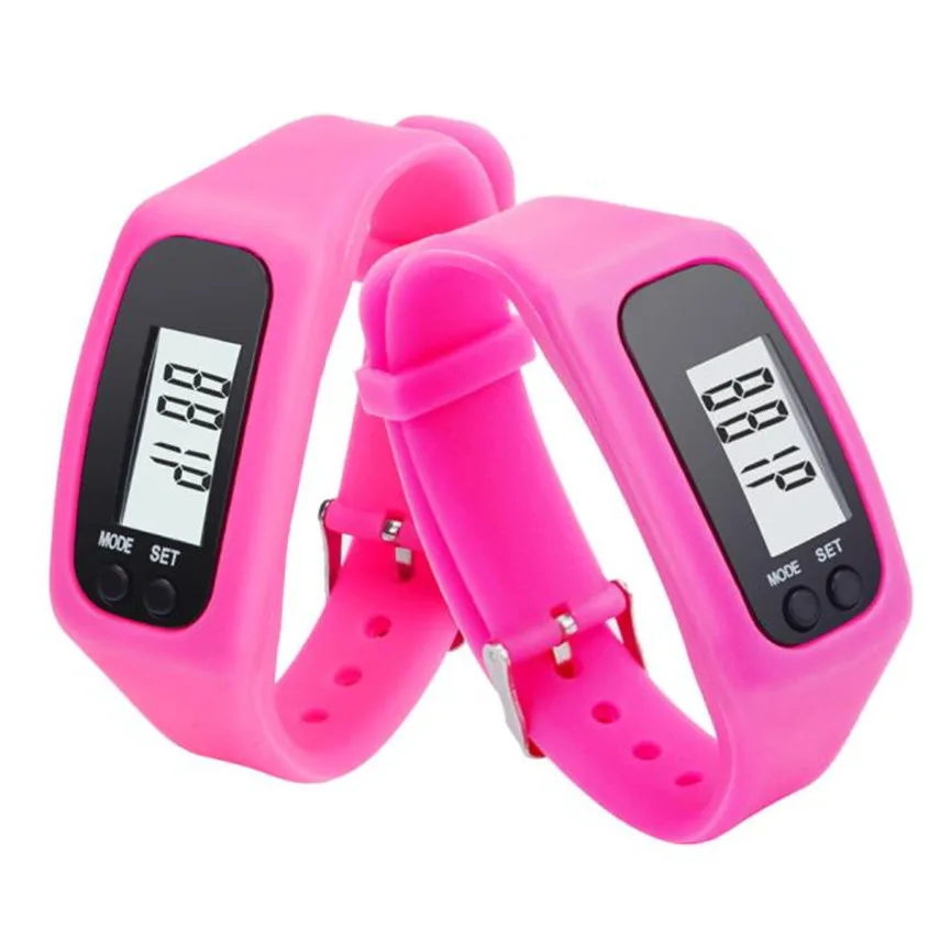 

Digital Watch LCD Pedometer Run Step Walking Distance Calorie Counter Wristwatch Bracelet orologi uomo cronografi May24