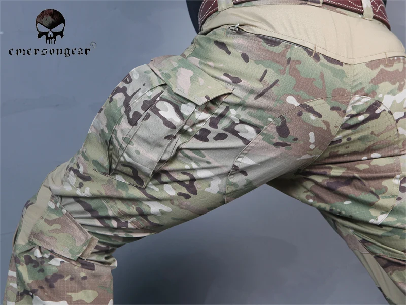 EMERSON боевые G3 брюки армейские для страйкбола с наколенником EM9351|multicam tropic pants|g3