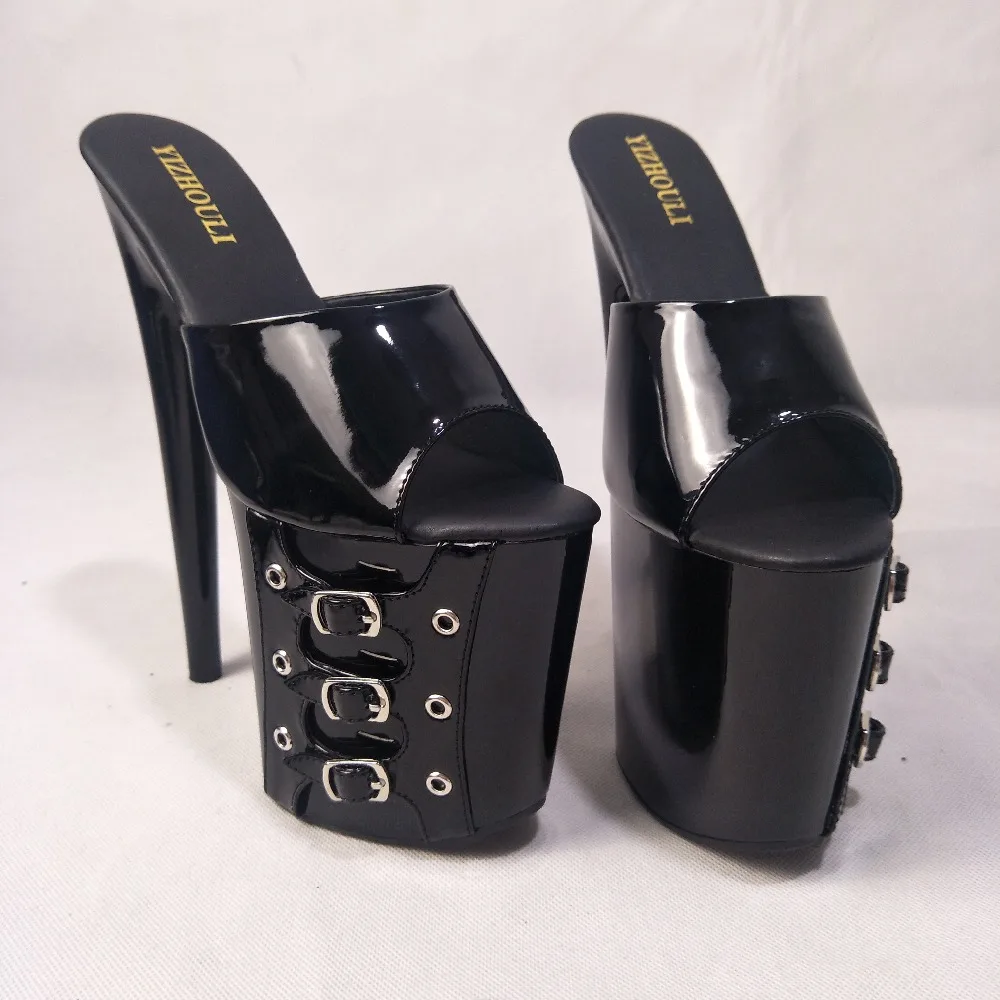20cm Fashion is a special sale of hot summer style, leather belt buckle and slippers, stage sexy banquet, fine sandals