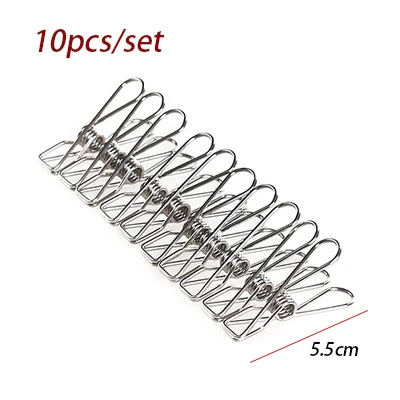 TCHY металлическая прищепка для одежды из нержавеющей стали, прищепки ...