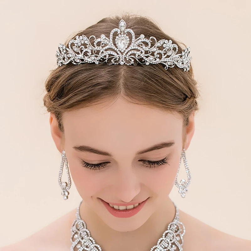 Unicra Star Strass Boda Horquillas Luna Nupcial Peineta Plata Accesorios Para El Cabello Para Mujeres Y Novias (paquete De 5) (Plata, Talla Única