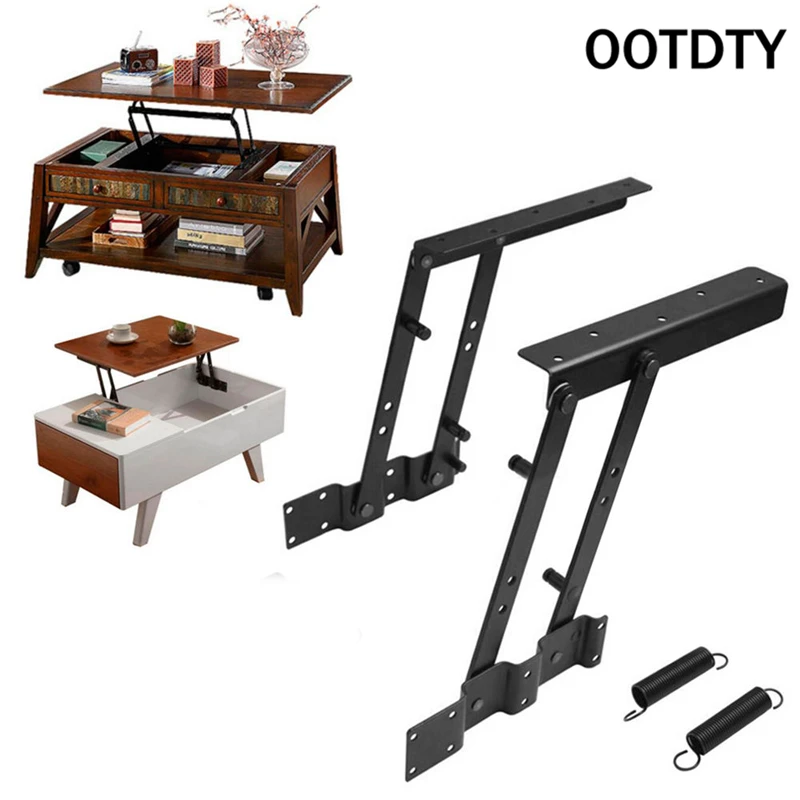 OOTDTY Multi-functional high-tech Lift Up Top Coffee Table Lifting Frame Mechanism Spring Hinge Hardware