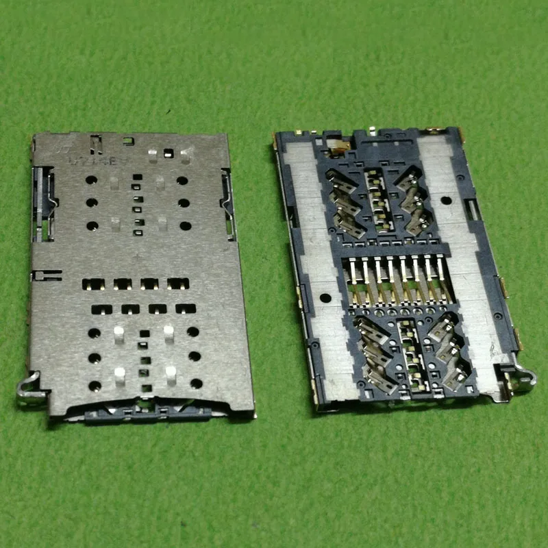 

2pcs sim card reader slot tray holder connector socket For Samsung note8 note 8 N9500 N9508 N950 N950F N9509 N9550 memory SD TF